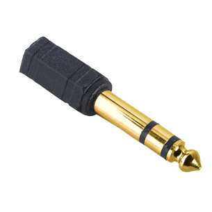Hama Audio Adapter, 6.3 mm - 3.5 mm, gold-plated - Audio Adapter
