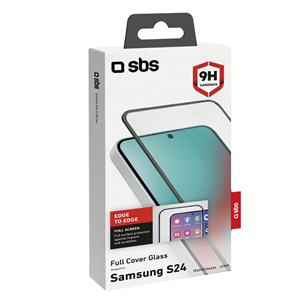 SBS Full Cover Glass Screen Protector, Galaxy S24 - Ekrano apsauga