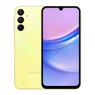 Samsung Galaxy A15, 128 GB, yellow - Išmanusis telefonas