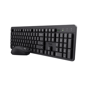 Trust Ody II Silent, SWE, black - Wireless mouse and keyboard