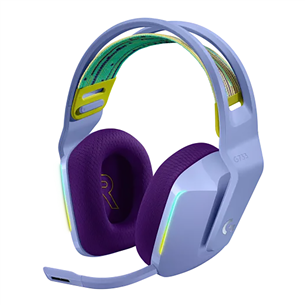 Logitech G733 LIGHTSPEED Wireless RGB, lilac - Belaidės ausinės 981-000890