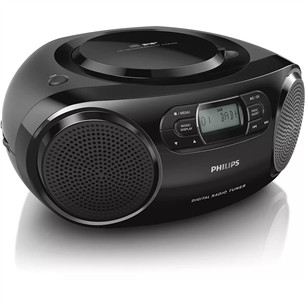 Philips AZB500, FM, DAB, CD, черный - Магнитола