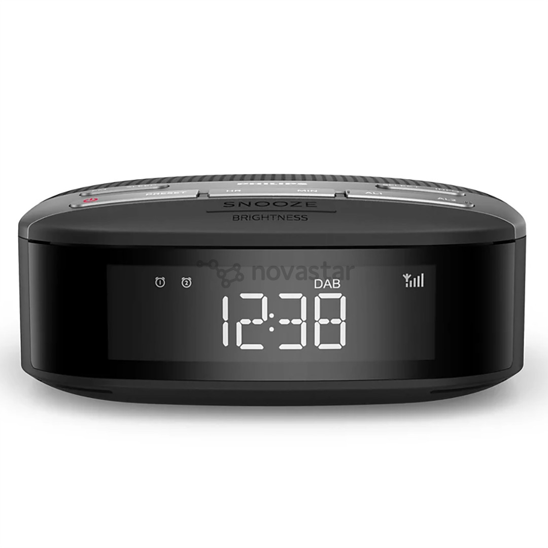 Philips TAR3505, FM, DAB+, black - Clock Radio