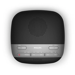 Philips TAR3505, FM, DAB+, juodas - Radijo žadintuvas