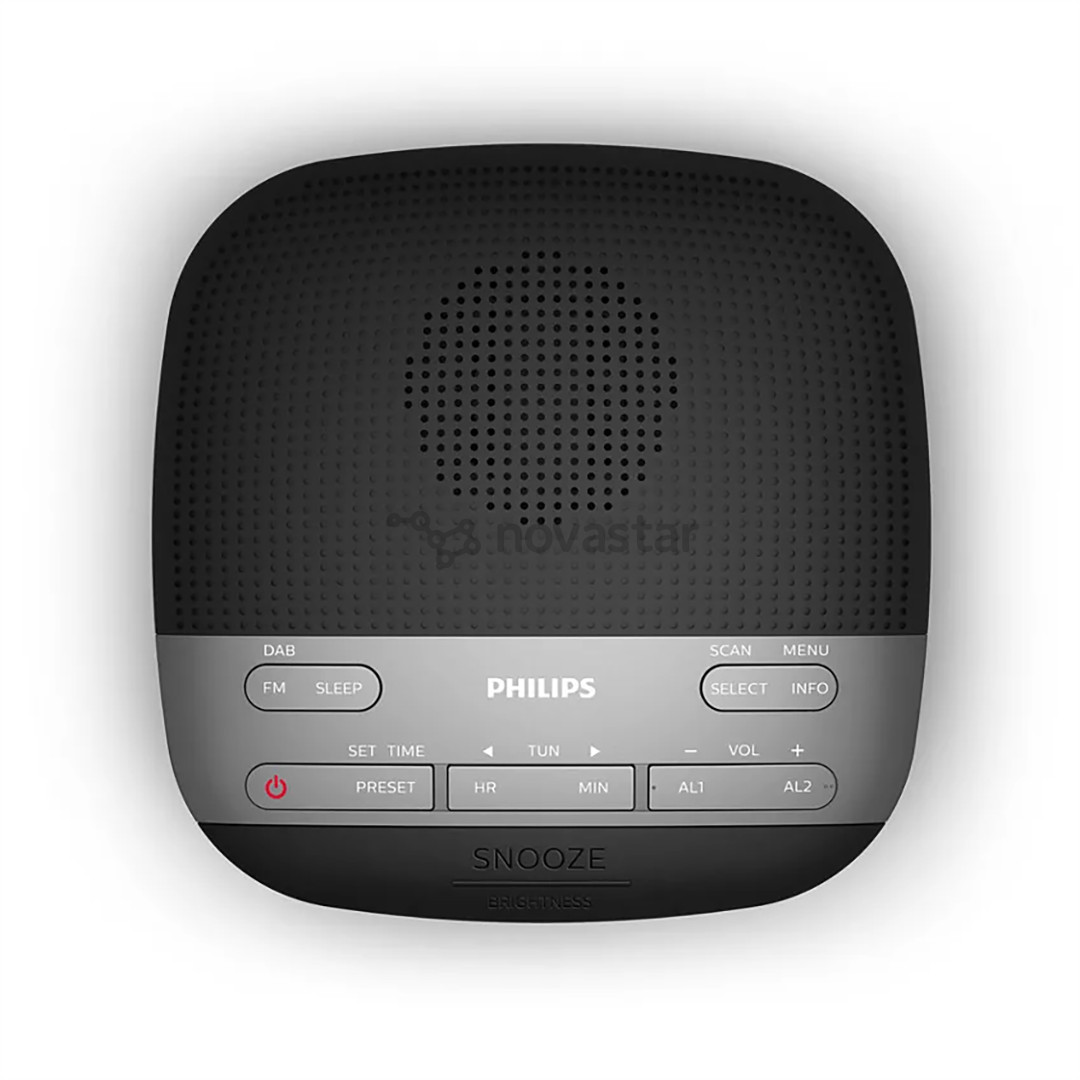 Philips TAR3505, FM, DAB+, black - Clock Radio