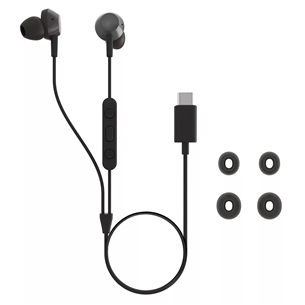 Philips TAE5008BK, USB-C, microphone, black - Wired in-ear earbuds