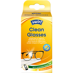 Swirl Clean Glasses, 50 pcs - Lens cleaning tissues