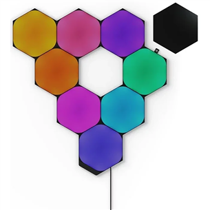 Nanoleaf Shapes Hexagons Starter Kit, 9 plokštės - Išmaniųjų šviestuvų rinkinys