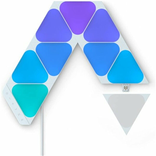 Nanoleaf Shapes Mini Triangles Starter Kit, 9 plokštės - Išmaniųjų šviestuvų rinkinys