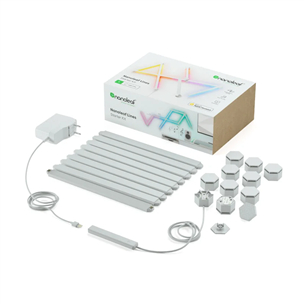 Nanoleaf Lines 60 Degrees Starter Kit, 9 juostos - LED šviesų rinkinys