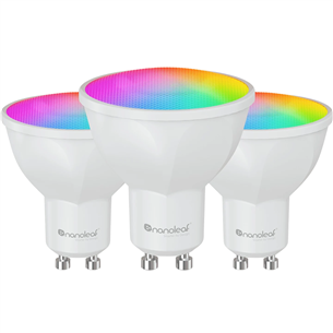 NanoLeaf Matter GU10 Smart Bulb, 3 vnt. - Išmaniosios lemputės NF080B02-3GU10