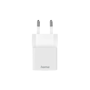Hama Fast Charger, USB-C, 20 W, baltas - Adapteris