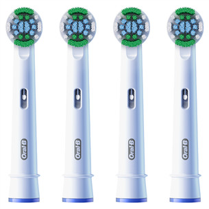 Braun Oral-B Precision Clean Pro, 4 vnt., balti - Dantų šepetėlių antgaliai