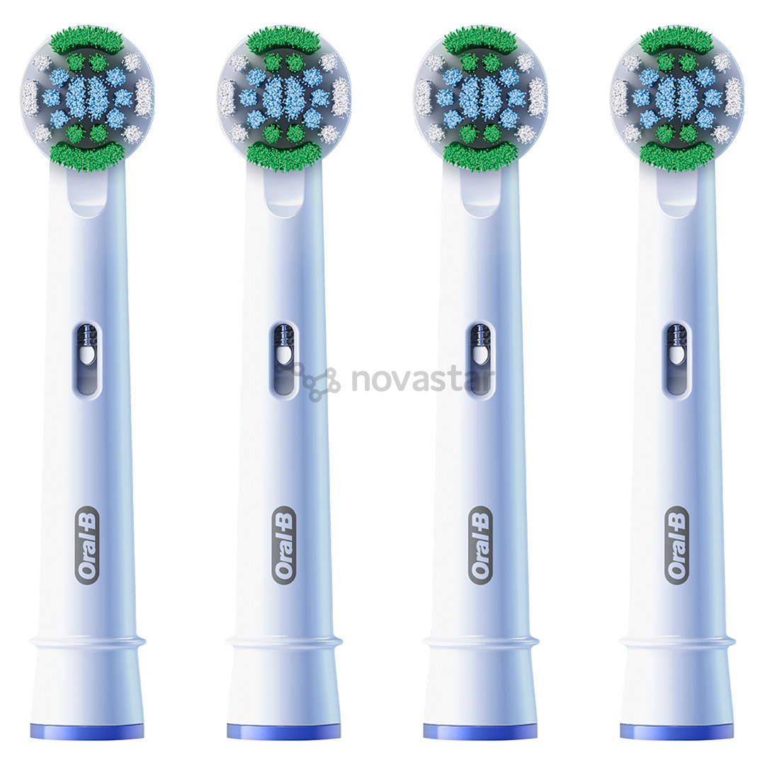 Braun Oral-B Precision Clean Pro, 4 vnt., balti - Dantų šepetėlių antgaliai