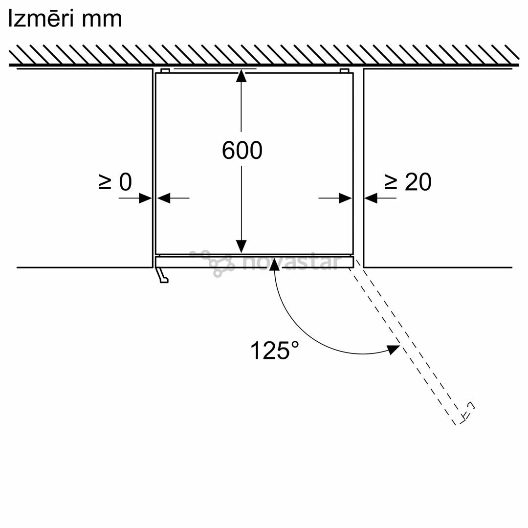 Bosch, NoFrost, 363 L, aukštis 203 cm, nerūdijančio plieno - Šaldytuvas