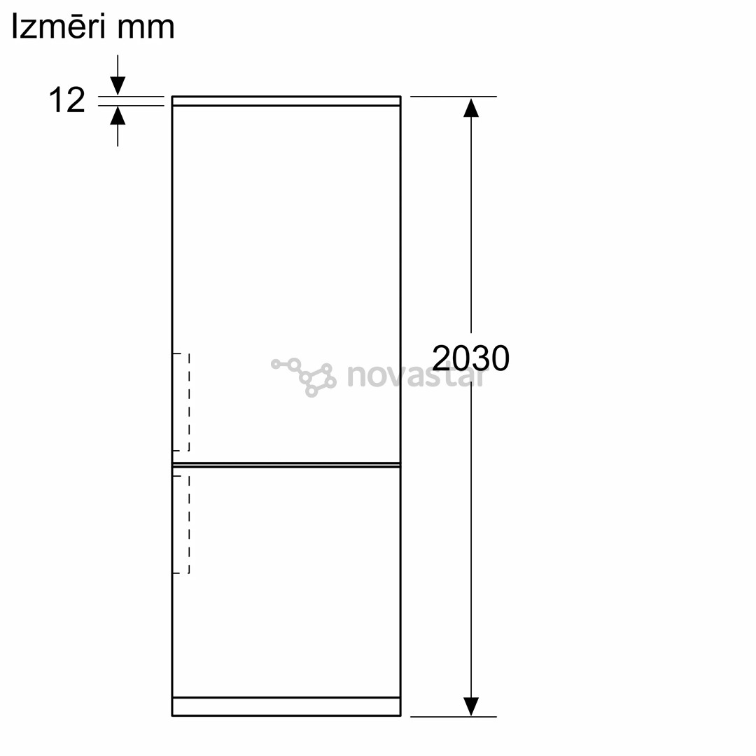 Bosch, NoFrost, 363 L, aukštis 203 cm, nerūdijančio plieno - Šaldytuvas