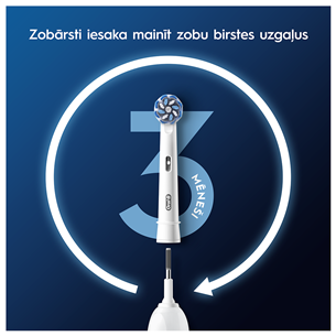 Braun Oral-B Sensitive Clean PRO, 4 шт., белый - Насадки для зубной щетки