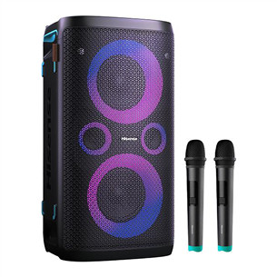 Hisense HP110 Plus Party Rocker One Plus, 2 mikrofonai, juoda - Garso kolonėlė HP110