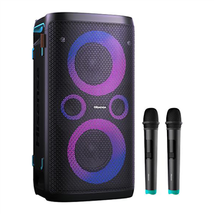 Hisense HP110 Plus Party Rocker One Plus, 2 mikrofonai, juoda - Garso kolonėlė