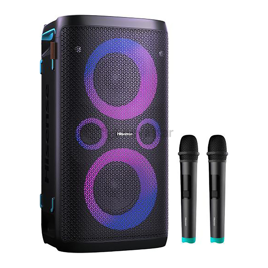 Hisense HP110 Plus Party Rocker One Plus, 2 mikrofonai, juoda - Garso kolonėlė