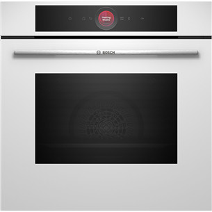 Bosch, Series 8, pirolizė, 71 L, balta - Orkaitė HBG7721W1S