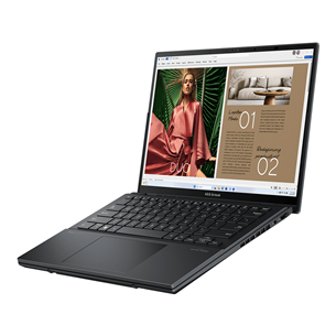 ASUS Zenbook DUO, 2x 14'', 3K, OLED, touch, 120 Hz, Ultra 9, 32 GB, 1 TB, ENG, inkwell gray - Nešiojamas kompiuteris