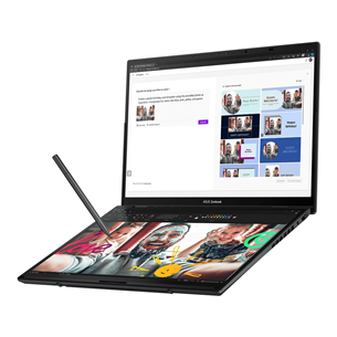ASUS Zenbook DUO, 2x 14'', 3K, OLED, touch, 120 Hz, Ultra 9, 32 GB, 1 TB, ENG, inkwell gray - Nešiojamas kompiuteris