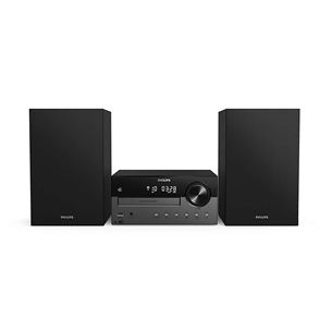 Philips TAM4505, 2.0, 60 W, Bluetooth, USB, CD, juodas - Muzikinis centras