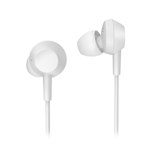 Philips TAE5008BK, USB-C, microphone, white - Wired in-ear earbuds