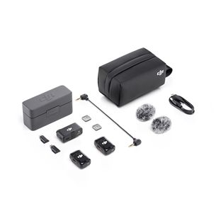 DJI Mic 2 (2 TX + 1 RX + Charging Case) - Belaidžių mikrofonų sistema