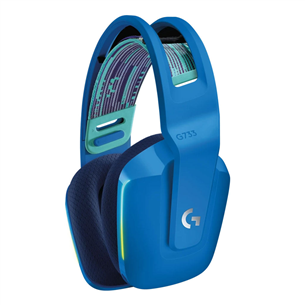 Logitech G733 LIGHTSPEED Wireless RGB, blue - Wireless headset