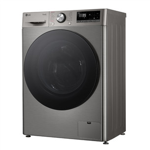 LG R700 Series, 9 kg, gylis 47,5 cm, 1200 aps./min., sidabro spalvos - Skalbimo mašina
