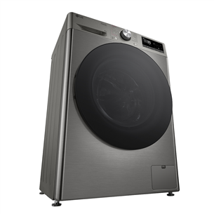 LG R700 Series, 9 kg, gylis 47,5 cm, 1200 rpm, sidabrinė - Skalbimo mašina