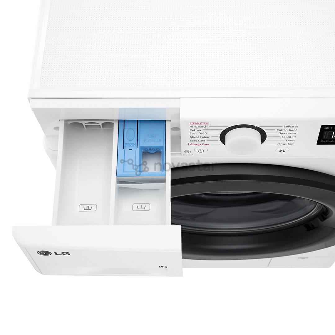 LG R500 Series, 9 kg, depth 47,5 cm, 1200 rpm - Front load washing machine