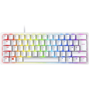 Razer Huntsman Mini Mercury Edition, Red Switch, RUS, white - Wired keyboard RZ03-03392200-R3R1