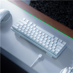 Razer Huntsman Mini Mercury Edition, Red Switch, RUS, white - Wired keyboard