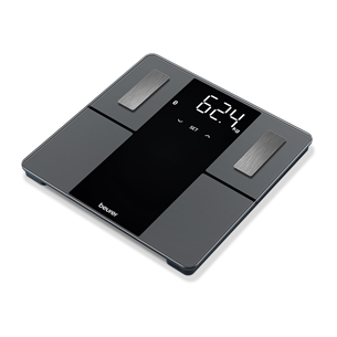 Beurer, Super Black Edition, Bluetooth, black - Diagnostic bathroom scale