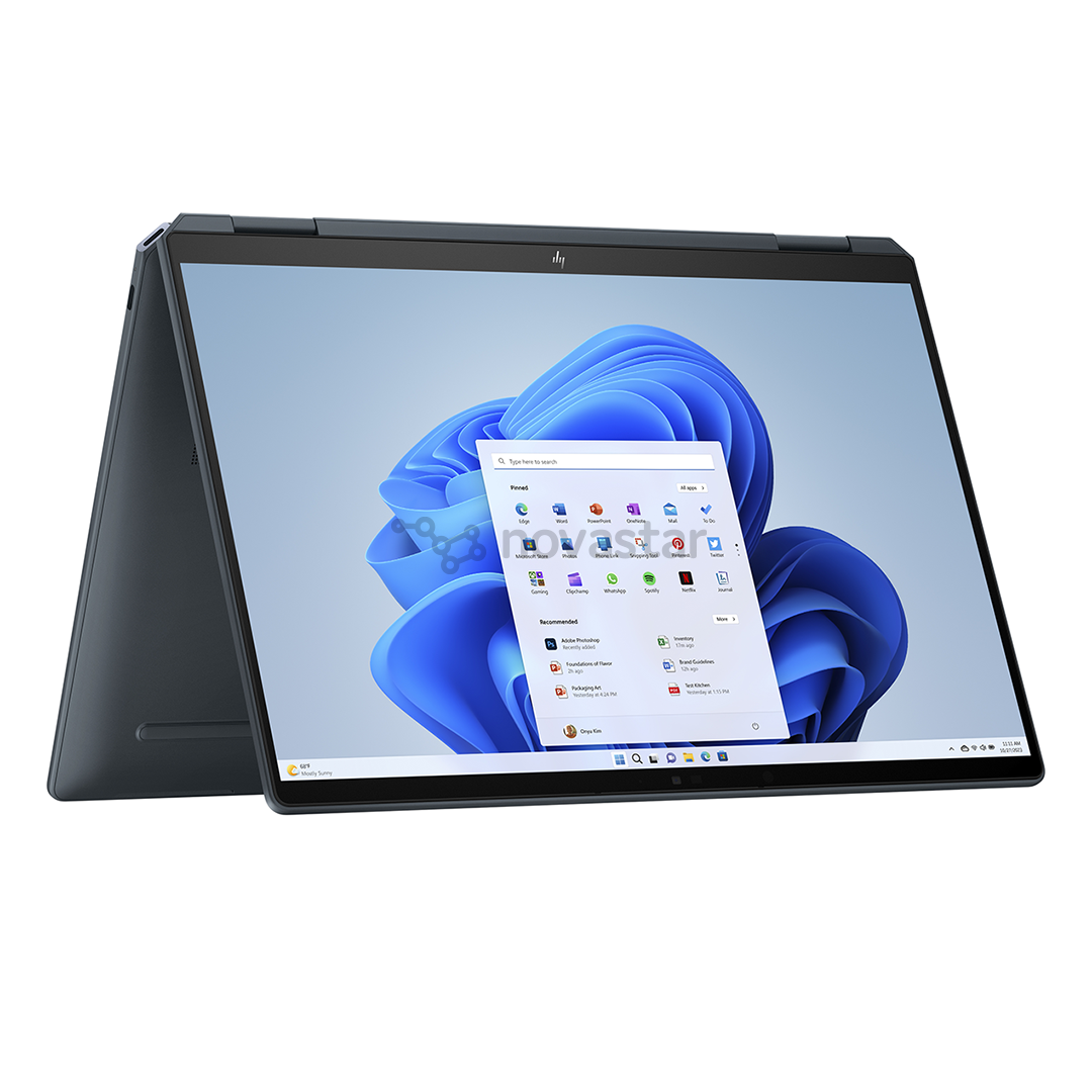 HP Spectre x360 2-in-1 Laptop 14-eu0005nn, 14'', 2.8K, OLED, 120 Hz, Core Ultra 7, 16 GB, 1 TB, ENG, mėlynas - Nešiojamas kompiuteris