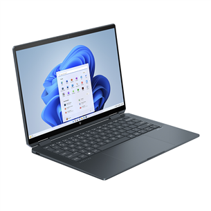 HP Spectre x360 2-in-1 Laptop 14-eu0005no, 14'', 2.8K, OLED, 120 Hz, Core Ultra 7, 16 GB, 1 TB, SWE, mėlynas - Nešiojamas kompiuteris