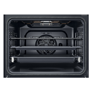 Whirlpool, 71 L, pyrolytic cleaning, black - Built-in oven