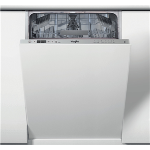 Whirlpool, 10 комплектов посуды - Интегрируемая посудомоечная машина
