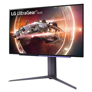 LG UltraGear 27GS95QE, 27'', QHD, OLED, 240 Hz, juodas - Monitorius