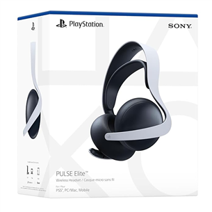 Sony Playstation Pulse Elite Wireless, baltos - Belaidės ausinės