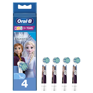 Braun Oral-B, Kids Frozen II, 4 vnt. - Dantų šepetėlių antgaliai EB10-4/FROZEN