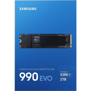 Samsung 990 EVO PCIe 4.0 x4 / 5.0 x2 NVMe M.2, 2 ТБ - SSD