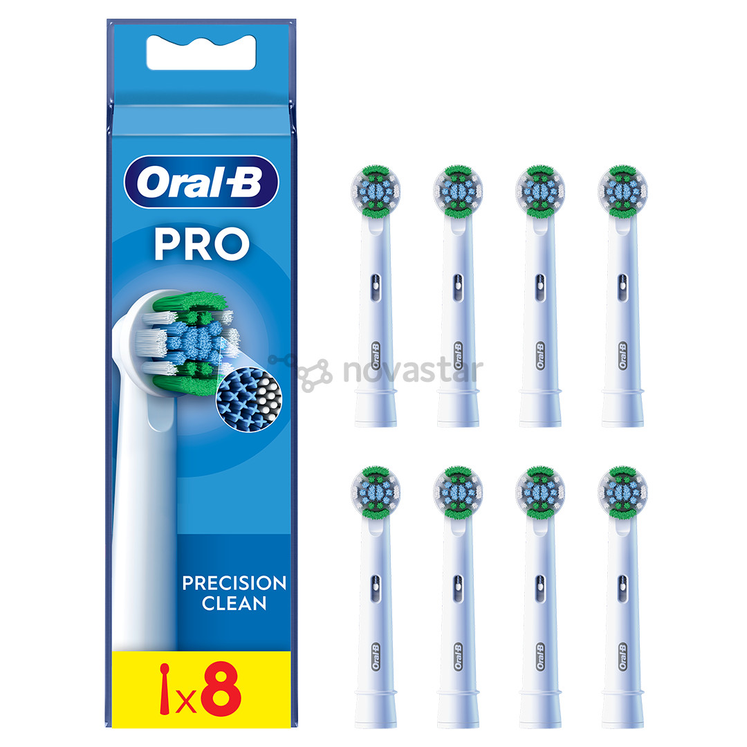 Braun Oral-B Precision Clean Pro, 8 шт., белый - Насадки для зубной щетки