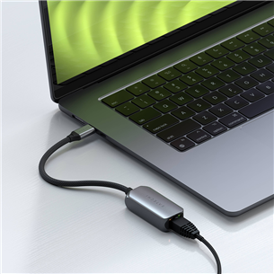 Satechi USB-C to 2.5 Gigabit Ethernet, pilkas - USB Adapteris
