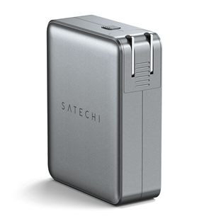 Satechi Travel Charger, 145 W, USB-C, pilkas - Adapteris