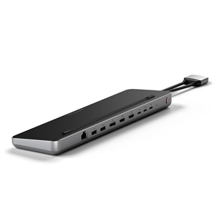 Satechi Dual Dock Stand, USB-C, 75 W, gray - Docking station