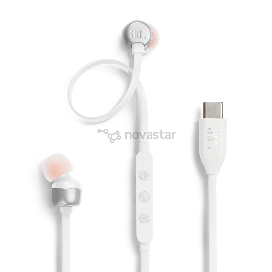 JBL Tune 310C USB-C, in-ear, baltos - Ausinės